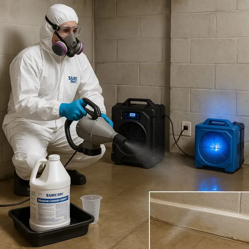 Sanitization and Odor Removal process in Wolcottville, IN