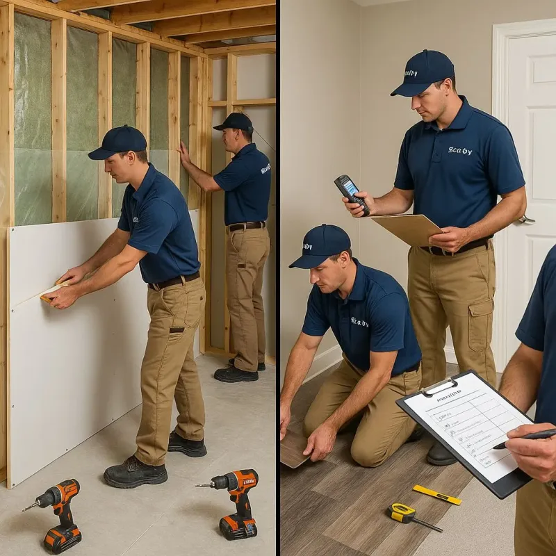 Repairs and Reconstruction process in Wolcottville, IN